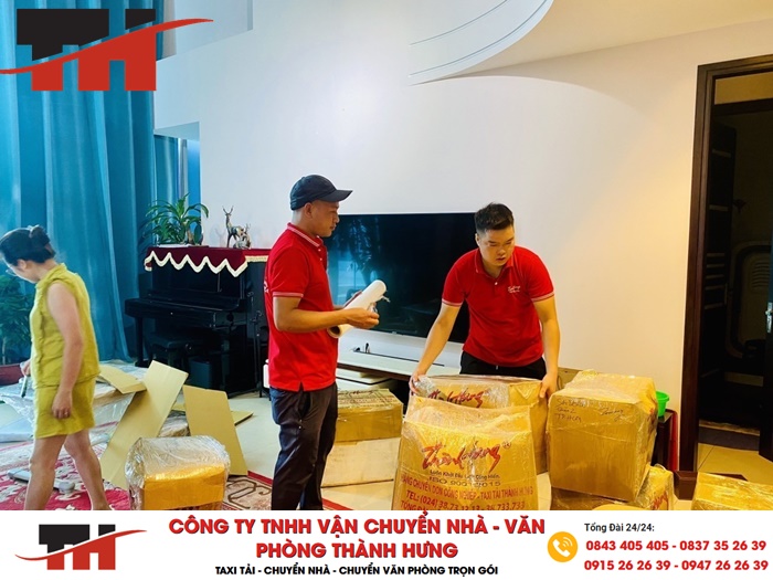 Công ty chuyển nhà Thành Hưng cung cấp dịch vụ chuyển nhà trọn gói uy tín, chất lượng