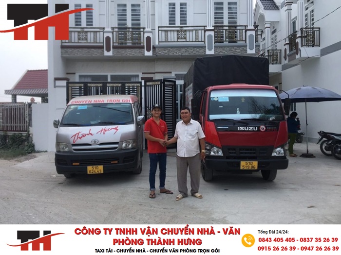 Công ty chuyển nhà Thành Hưng cung cấp dịch vụ chuyển nhà trọn gói